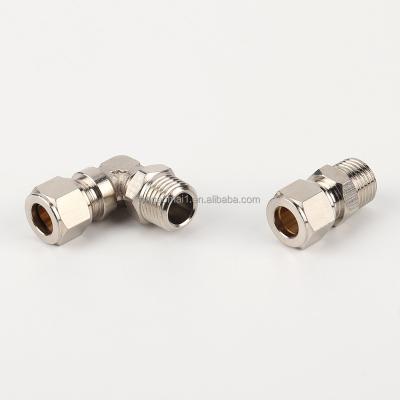 China Other Male Elbow Quick Connect Air Hose Tube Fittings Pneumatic Hose Connector Pneumatic Air One Touch Pusher Fittings for sale