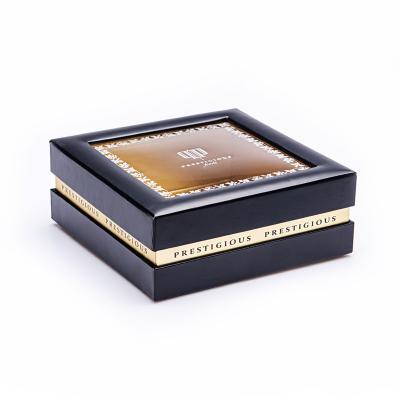 China Eco Friendly Handmade Chocolate Box Packaging Custom Luxury Black Gold Wedding Customized Design Paper Valentine Day Empty Chocolate Box for sale