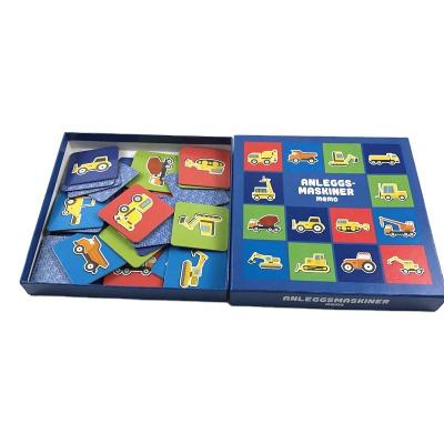 China Education Game Customized Color Printing Animal Memory Matching Game Cards Kids Flashcard for sale