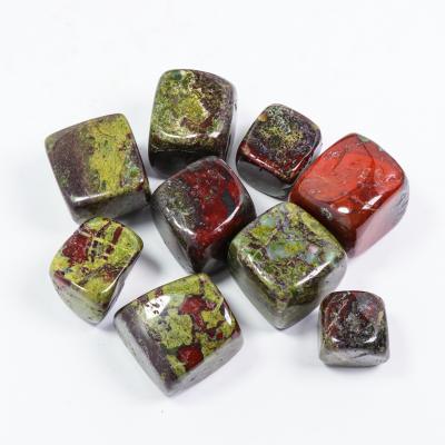 China Wholesale Natural Crystal Stones Dragon Blood Stone Europe Healing Cube Tumbled Stone For Gift for sale