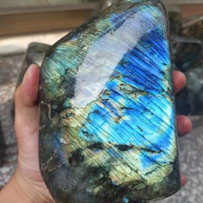 China Wholesale Europe Folk Crafts Healing Crystals Natural Labradorite Reiki Freeform Stone Crafts For Meditation for sale