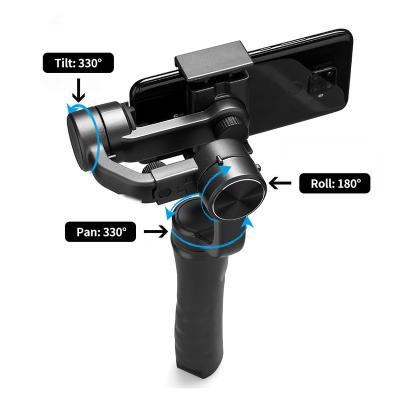 China Mobile Phone 3 Axis Gimbal Time Gimbal Handheld Stabilizer with Tripod Tray Stabilizer Selfie Stick 3axis Gimbal Stabilizer for sale