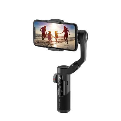 China 3axis Cell Phone Handheld Gimbal Stabilizer with Tray Stabilizer Selfie Stick APP Face Tracking Motion Tripod Holder for smartphone for sale