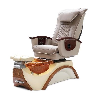 China Modern Cheap Luxury Modern Spa Luxury Foot Roller Pipeless Salon Furniture Nail Beauty Price Massage Pedicure Kneading Chair for sale