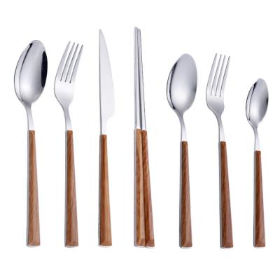 China Transitional Silver Western Custom Logo Luxury Flatware Sets Logo Knife Fork Spoon Stainless Steel Cutlery Flatware Set Wedding for sale