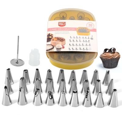 China Viable Hot SalesNozzle And Reusable Baking Tips Kit DIY Cake Decorating Tool for sale