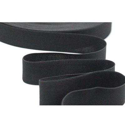 China Fabric Flat Elastic Band Elastic Band for Clothing Pants Sewing Accessories Stretch Belt Garment DIY Sewing Cloth for sale