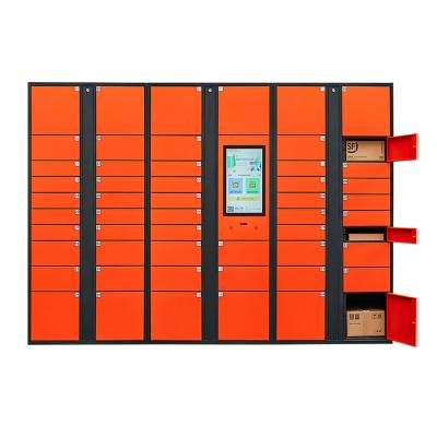 China Cold Rolled Steel Accept Customized Smart Parcel Locker Smart Parcel Locker In Multi Language for sale