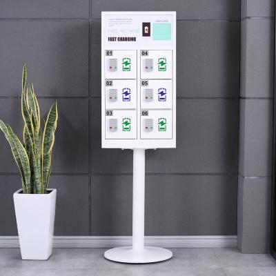 China Cell Phone 6 Ports Charging Station Locker For Mobile Phone for sale