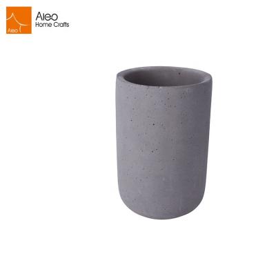 China 2018 Viable Popular Custom Hotel Home Cement Concrete Ice Bucket Red Wine Cooler for sale