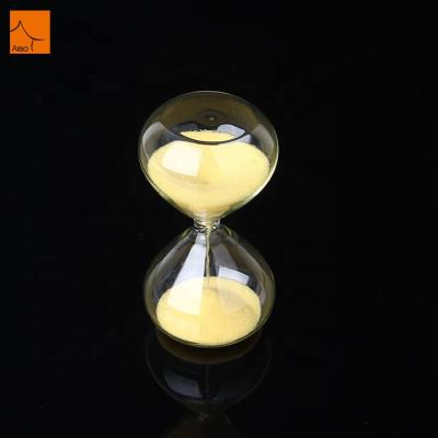 China Fashion/Customized Hot Sale Condition ALEO Classic Yellow Sand Hourglass 3min 5min Hour 2min Glass Crystal Sand Timer Stands With Logo Without Logo for sale