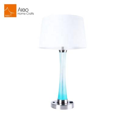 China Home living room cfl /Office/Hotel luxury polyresin led hotel bedside lamp for sale