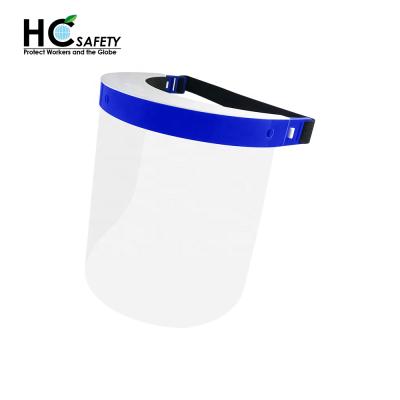 China Disposable PP F03 HC Safety Face Shield Clear PC Protective Mask For Hospital Use for sale