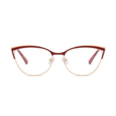 China Cheap Modern Eyeglasses Glasses Frames Computer Blue Light Anti Eye Retro Optical Frame for sale