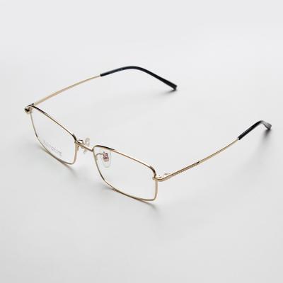 China Fashion Modern Titanium Metal Frame Eyewear Monocle Spectacle Optical Glasses Frames For Men for sale