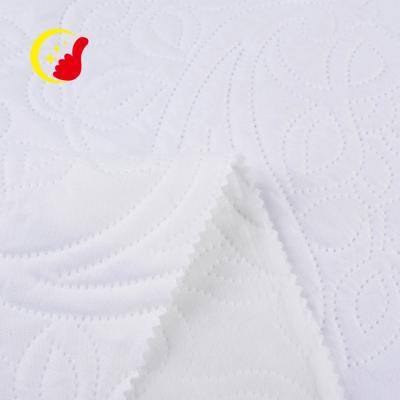 China Other Types Jacket Fabric Material Fashion Design Custom White 100% Polyester Soft for sale