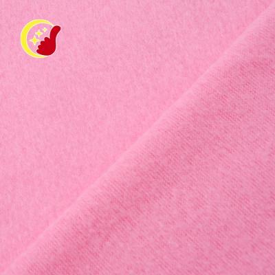 China Design 2 anti-static polyester fashion 100% brush fleece fabric fdy side rolls for pajamas for sale