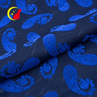 China Wholesale Price 100 Material Soft Woven Poly Anti-Static Flocked Twill Women Dress Making Fabric for sale