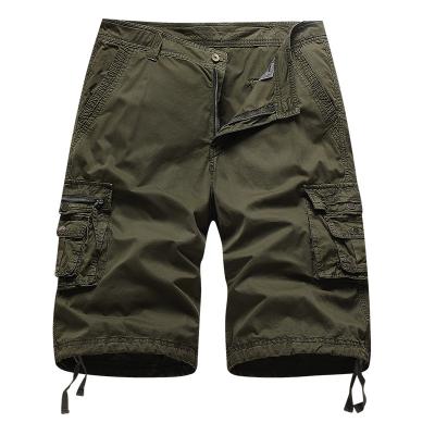 China Anti-wrinkle 2021 summer new fashion men's sports ziper fly shorts men's washed cotton cargo shorts half pants with pockets for sale