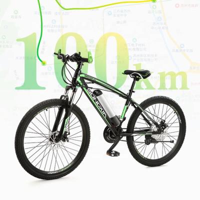 China Popular aluminum light and fashion power electric bike with 26inch electric mountain bike for workers. for sale