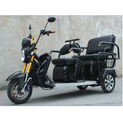 China Powerful Passenger 1000W Lead Acid Battery 60V20Ah Long Range Electric Tricycle for sale