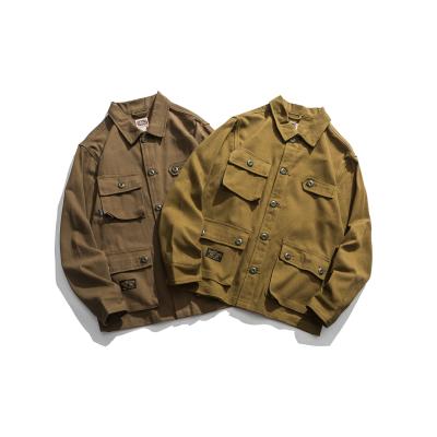 China Factory Direct New Trend Design Men's Good Quality Windproof Coat Tooling Jacket for sale