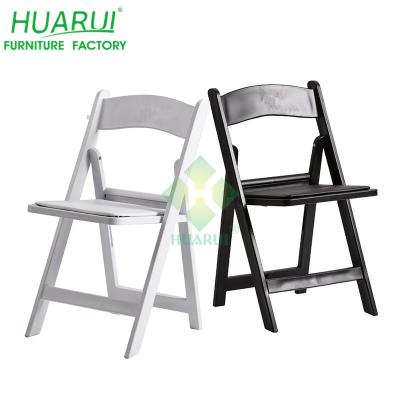 China Best selling contemporary plastic resin cheap folding chair for wedding and event for sale