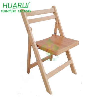 China Garden Wedding And Nature Wedding Dining Wooden Folding Chair for sale