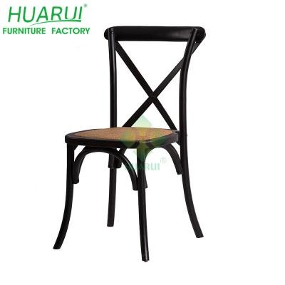 China Wholesale Outdoor Cross-Back Pecan Wood BOARD Party Chair for sale