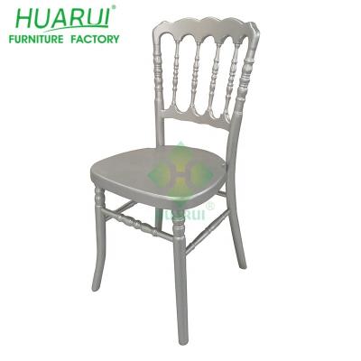 China Modern Event Party Wedding Dining Used Wood Clear Napoleon Chair for sale