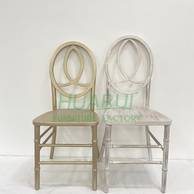 China Wedding And Banquet Wedding Dining Wood Plastic Phoenix Chair for sale