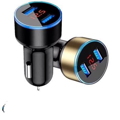 China Mobile Phone 2 Ports USB Car Charger 15W 3.1A Adapter Charge Compatible For iPhone for sale