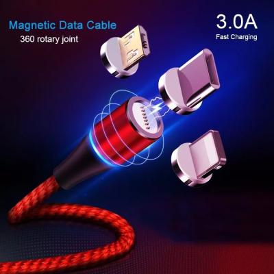 China High Quality MP3/MP4 Player 3 In 1 Magnetic Type-C Cable Usb Charger Usb Cable for sale