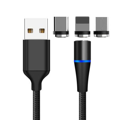 China Magnetic Stable Produced 3 In 1 Circuit Mobile Phone Cable Fast Charging Charger For Sale for sale