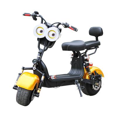 China Unisex Adult Electric Scooter With Two Seats 1000W 6Inch Off Road Lithium Battery Power Battery 40Km/H Fast Time Charging for sale