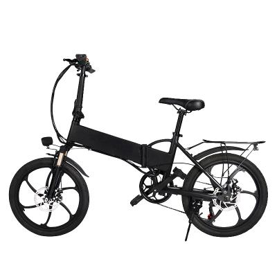 China Aluminum Alloy 20 Inch Electric Folding Ebike / Hidden Battery Foldable Bike For Fat Tire Hidden Battery Offroad Cycling Integrated Manufacturer for sale