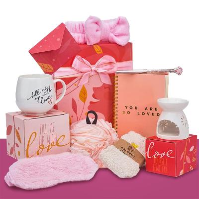 China Woman Sister Friend Gifts For Women Birthday Gift Basket Birthday Gifts for Women Funny Birthday Gift Ideas for Her Ceramic Marble Mug 14 Oz Mug Set Gift Box for sale