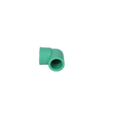 China Plastic Types All 1/2 Inch Male Female Water Plastic Tube Fitting 90 Elbow Plumbings PPR Threaded Pipe Fittings for sale