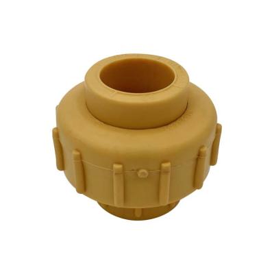 China PP-R Customized Green PN25 PPR Union Water Pipe Fitting Plastic Pipe Connector PPR Fitting for sale