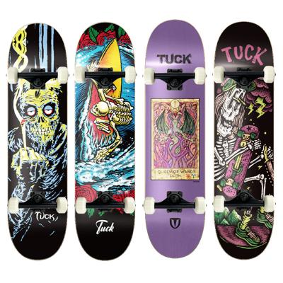 China Tuck Manufacturer Professional Skateboard Custom Complete Adult Skateboards for sale