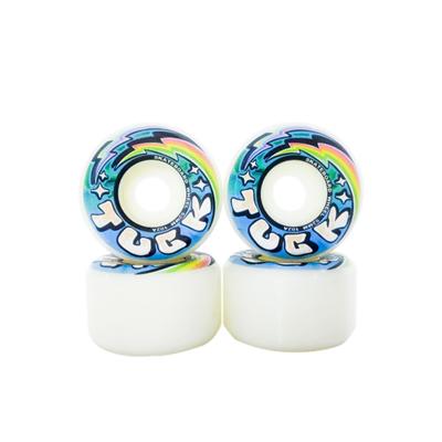 China High Quality Rebound Youth Skateboard Wheels 52*32mm 75% Rebound Tapered Shape 102A In Stock for sale