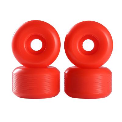 China Factory Wholesale Youth High Rebound PU Casting 53-60mm Skateboard Wheels Logo Custom Skate Board Wheels for sale