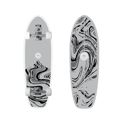 China High Quality 100% Canadian Hard Rock Maple Surfboard Adult RTS Skateboard With S7 Truck Surfskate for sale