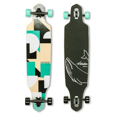 China Freeride& Wholesale High Quality 40inch Longboard Maple Longboard Base Cruiser Outdoor Sports for sale