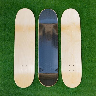 China White Flexible Canadian Maple Skateboard Competitive Price Pro Deck With Hot Pressing for sale