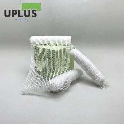 China 100% Knitted Gauze Roll 100% Cotton Medical Breathable Absorbent Side Woven Bandage For Wound Care Surgical Use for sale