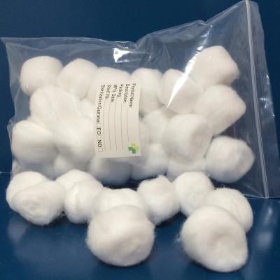 China 100% Pure Cotton Balls Soft Absorbent OEM Cotton Balls 100% Cotton Balls With High Absorbency Whiteness For Surgical Use Or Cosmetic & Beauty for sale