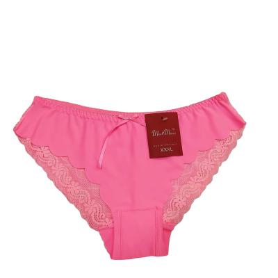 China Antibacterial Sexy Lingerie Women's Panties Crotch Opening Bowknot Transparent Thongs G-Strings Solid Underwear For Women Lace Up Pantys for sale