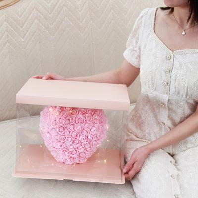 China Weddings decoration home decor hotel lobbies sell new wholesale heart-shaped foam Rose Flower Valentine Day Wedding pe for sale