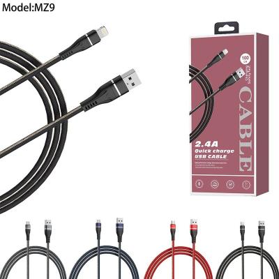 China Car 1.2.3M USB To Type C Cable In Black Type C Data Cable Support 2.5A , Color Super Fast Charging The Phone for sale